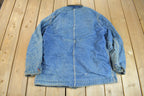 Vintage 1960s Big Mac Blanket Lined Denim Chore Coat