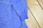 Vintage 1960s Blank Faded Blue Crewneck Sweatshirt