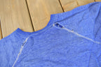 Vintage 1960s Blank Faded Blue Crewneck Sweatshirt