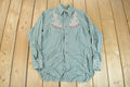 Vintage 1950s Range Maker Embroidered Western Shirt