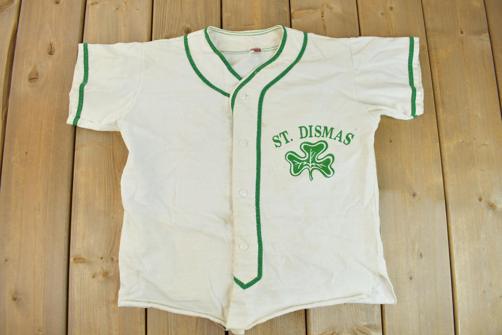 Vintage 1940s St. Dismas Baseball Jersey