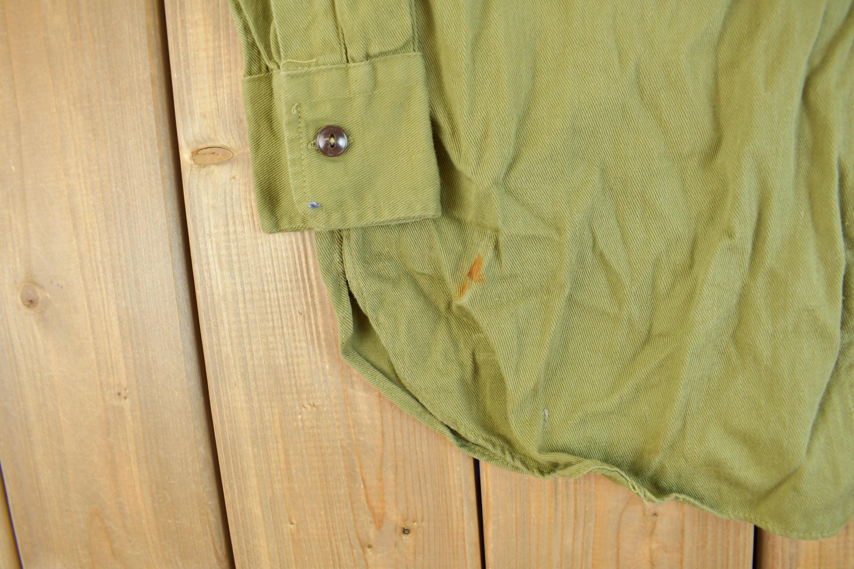 Vintage 1960s Boy Scouts Of America Button Up Shirt