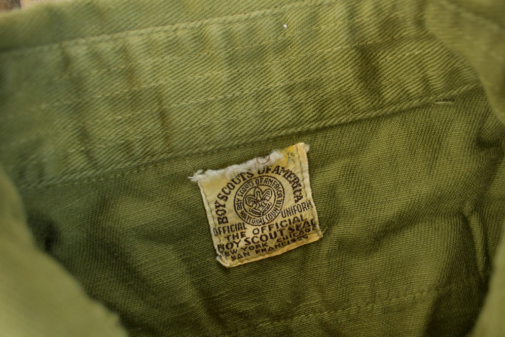 Vintage 1960s Boy Scouts Of America Button Up Shirt