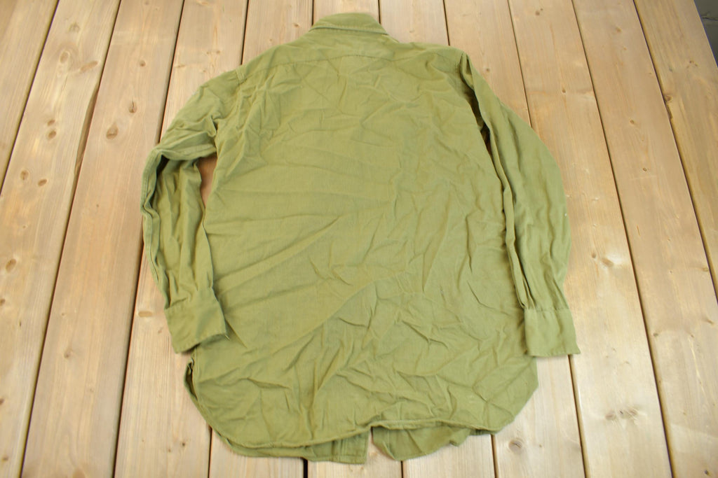 Vintage 1960s Boy Scouts Of America Button Up Shirt