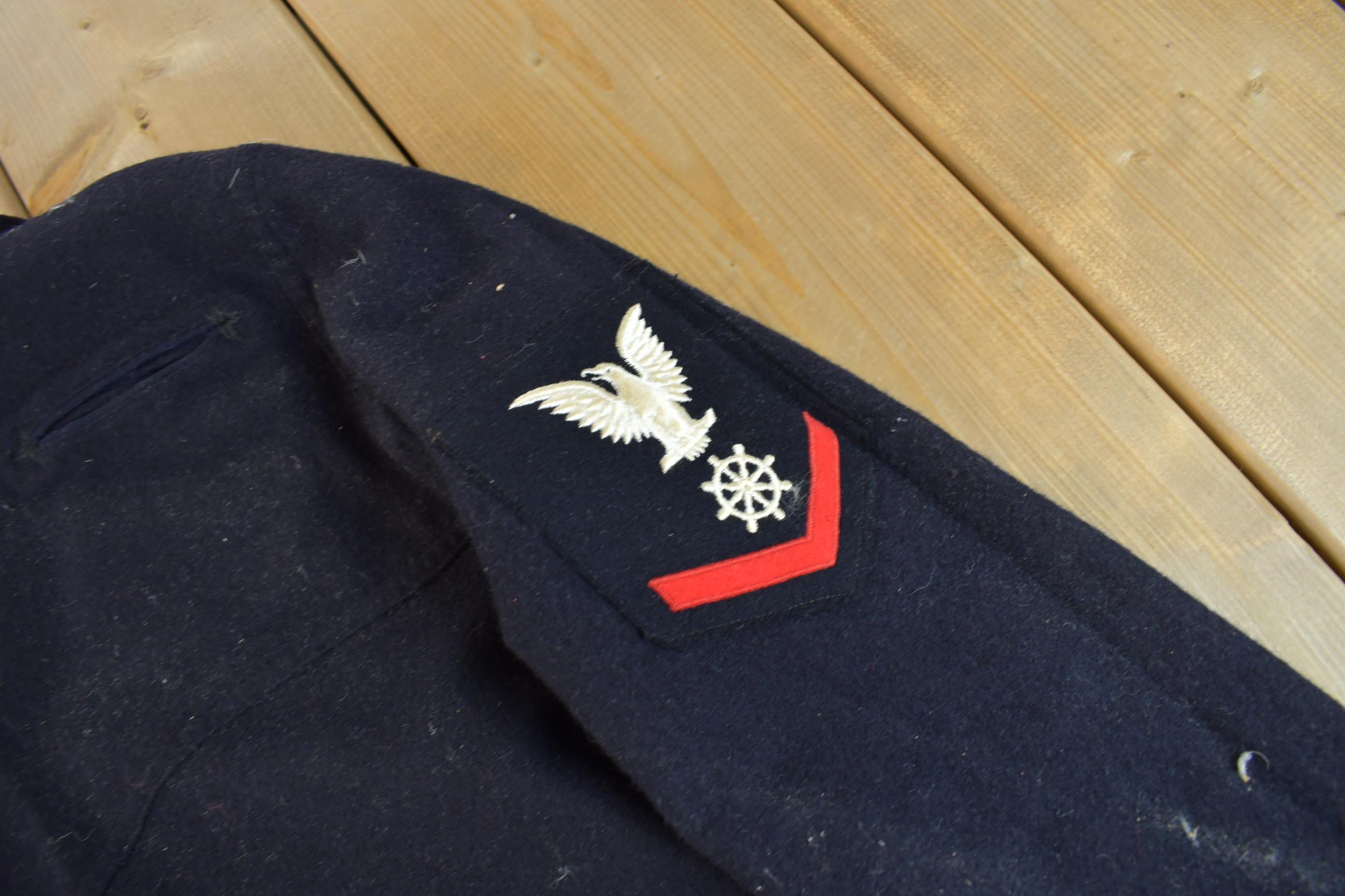 Vintage 1940s US Navy Naval Wool Sweater