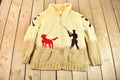 Vintage 1950s Hand-Knit Duck Hunting Cowichan Sweater