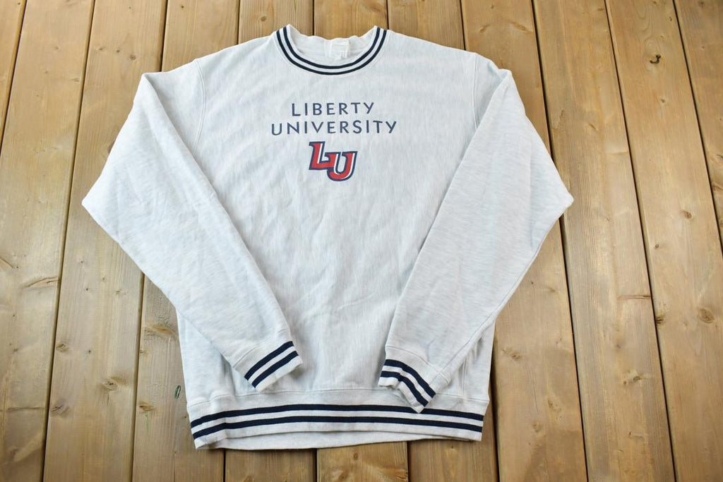 Vintage 1990s Liberty University Champion Reverse Weave Crewneck Sweatshirt