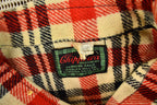 Vintage 1950s Chippewa Woolen Mills Plaid Button Up Flannel