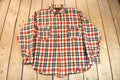 Vintage 1950s Chippewa Woolen Mills Plaid Button Up Flannel