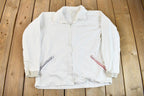 Vintage 1950s Blank White Light Jacket