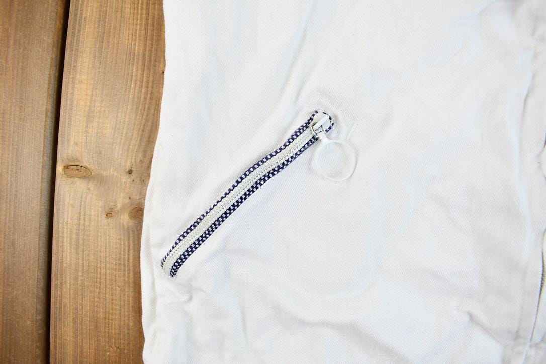 Vintage 1950s Blank White Light Jacket