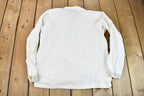 Vintage 1950s Blank White Light Jacket