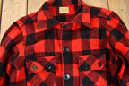 Vintage 1950s Minneosta Woolen Co Buffalo Plaid Wool Shacket