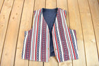 Vintage 1960s Big E Levis Reversible Jean Jacket Vest