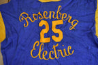 Vintage 1950s Rosenberg Electric #25 Chain Stitch Jersey