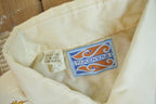 Vintage 1970s Coors Embroidered Western Style Long Tail Button Up Shirt