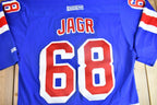 Vintage 1990s New York Rangers Jaromir Jagr NHL CCM Hockey Jersey