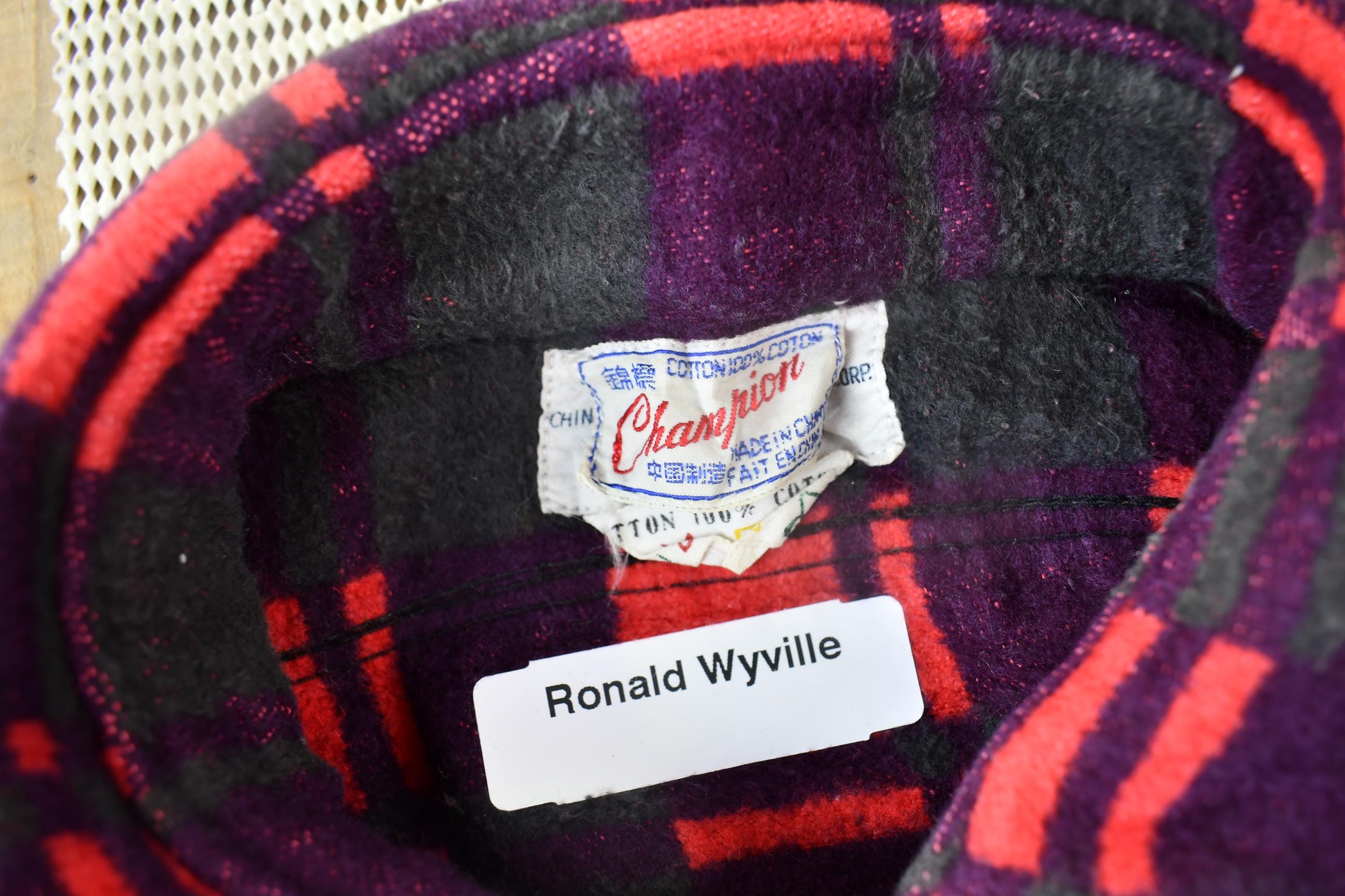 Vintage 1960s Champion Button Up Plaid Flannel Trucker Shirt