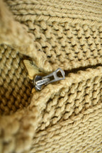 Vintage 1950s Hand-Knit Elk Theme Cowichan Sweater