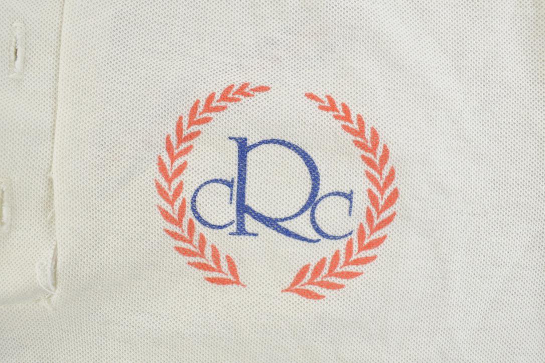 Vintage 1980s Conroe Racquetball Club Polo Souvenir T-Shirt