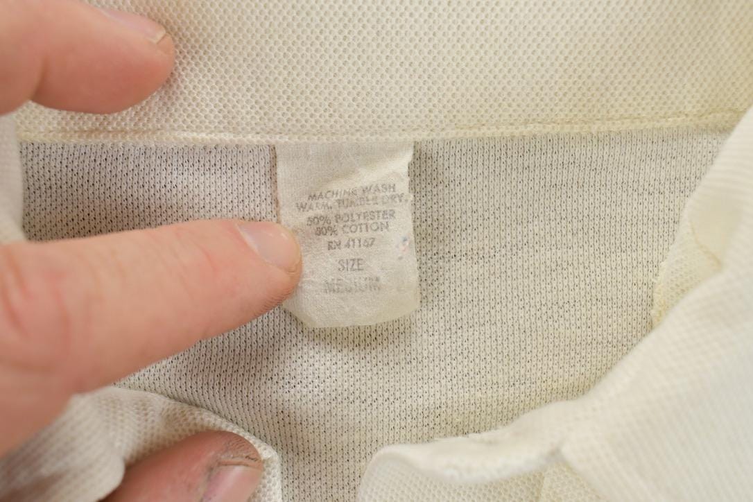 Vintage 1980s Conroe Racquetball Club Polo Souvenir T-Shirt