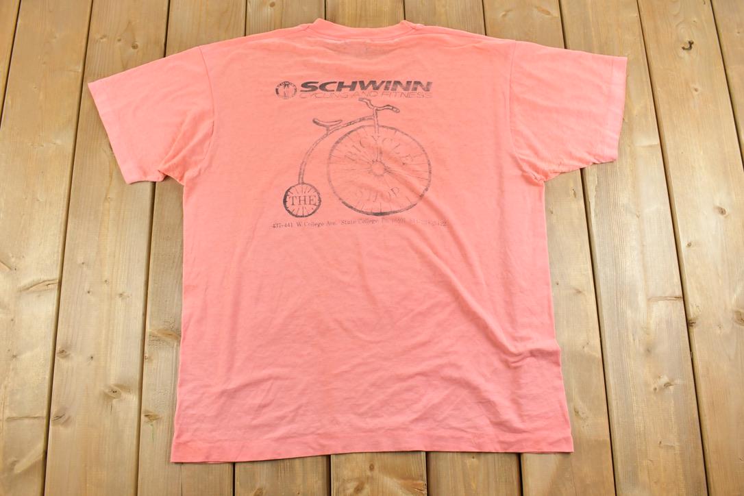 Vintage 1980s Mountain Bike Challenge Schwinn Graphic T-Shirt
