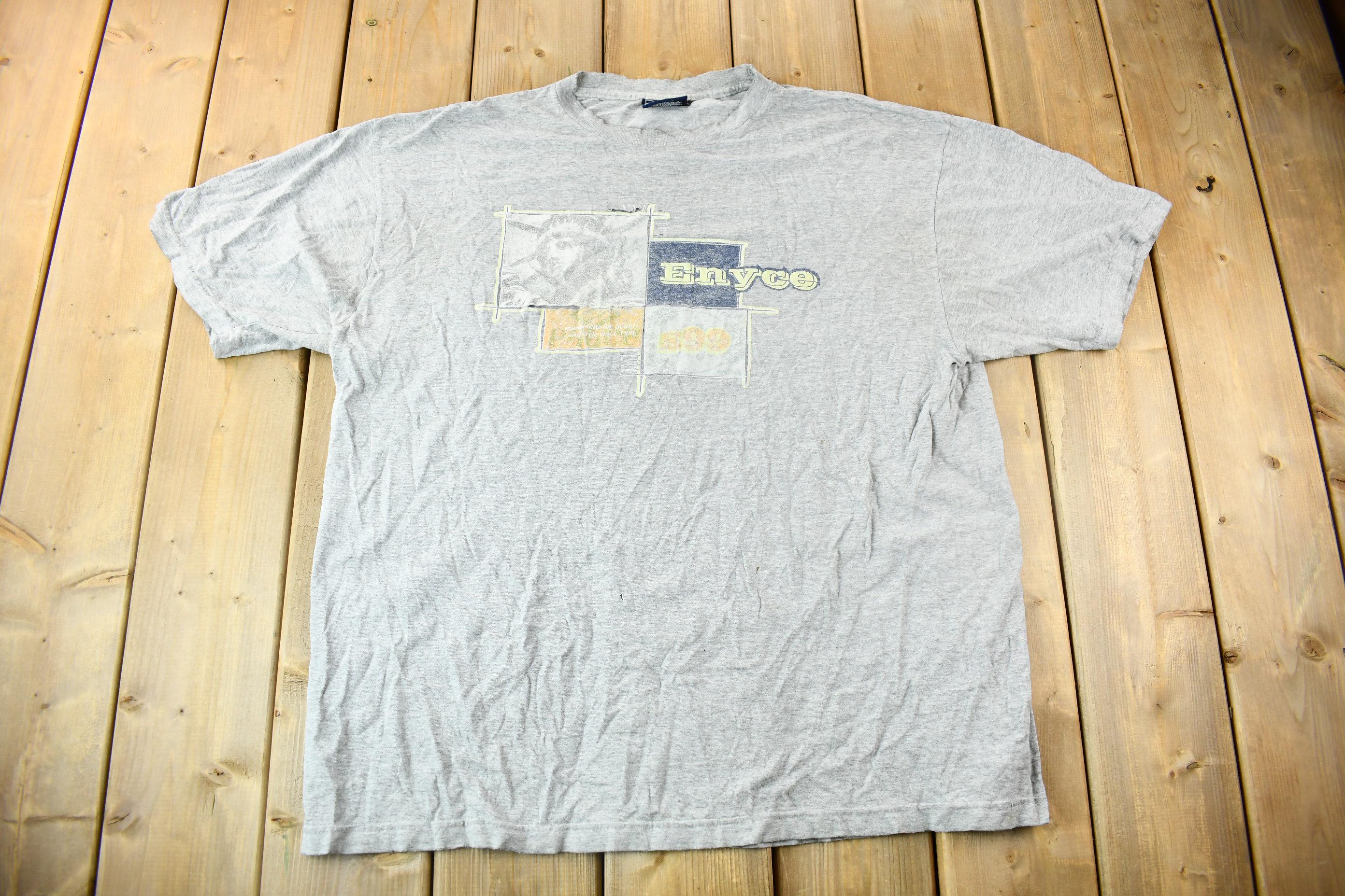 Vintage 1990s Enyce Distressed Graphic T Shirt