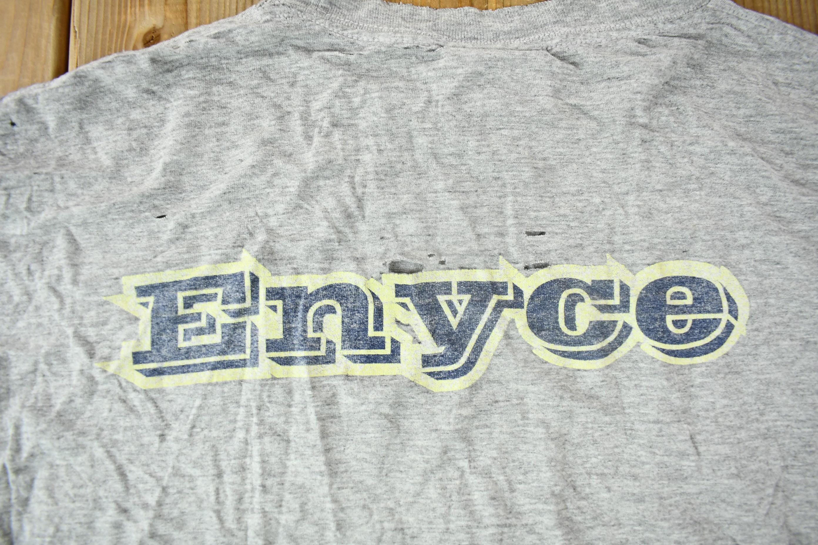 Vintage 1990s Enyce Distressed Graphic T Shirt