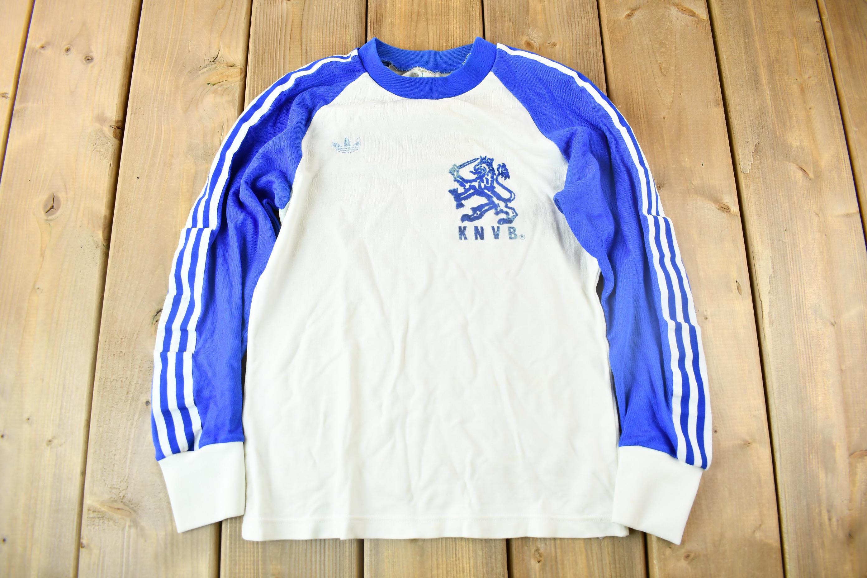 Vintage 1970s KNVB Long Sleeve Jersey Shirt