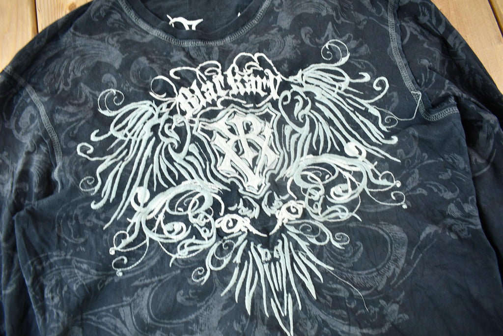 Vintage Y2K Embroidered Long Sleeve Punk Style T-Shirt