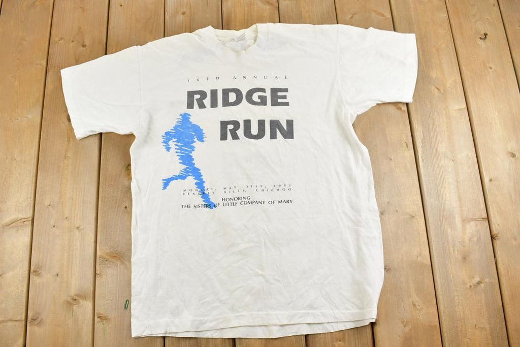Vintage 1990s 16th Annual Ridge Run Souvenir T-Shirt