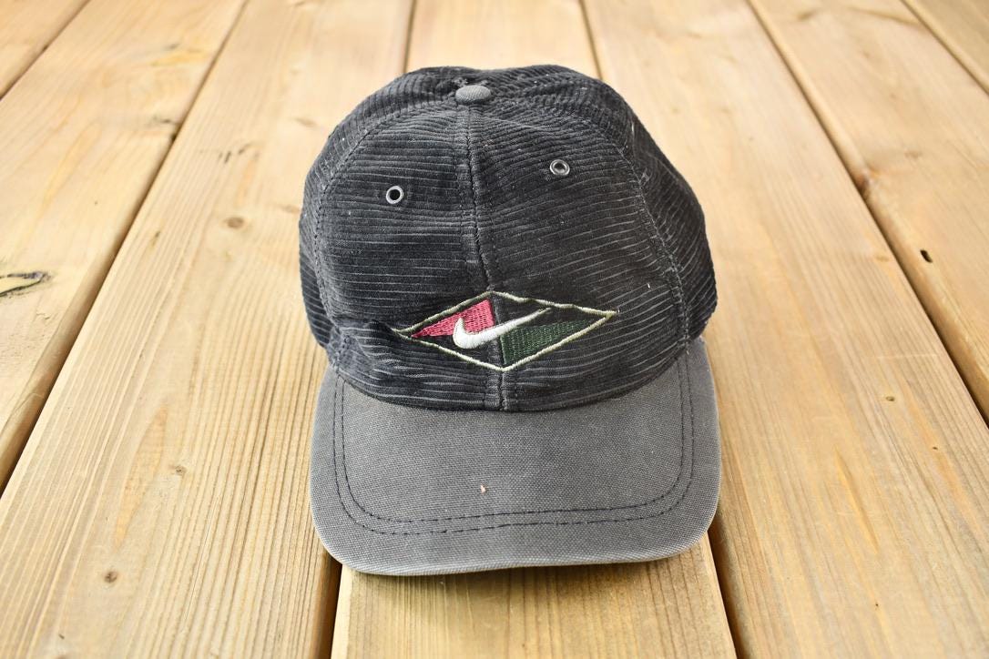 Vintage 1990s Nike Mini Corduroy Strap Back Hat