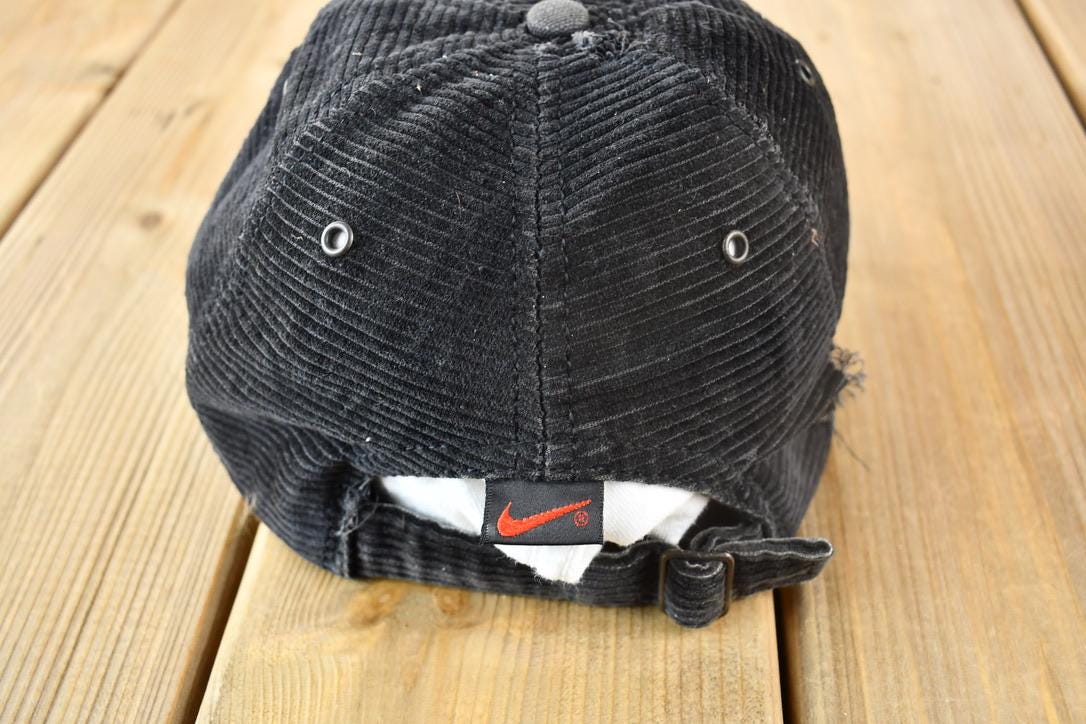 Vintage 1990s Nike Mini Corduroy Strap Back Hat