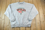 Vintage 1990s Minnesota Wild CCM NHL Hockey Crewneck Sweatshirt