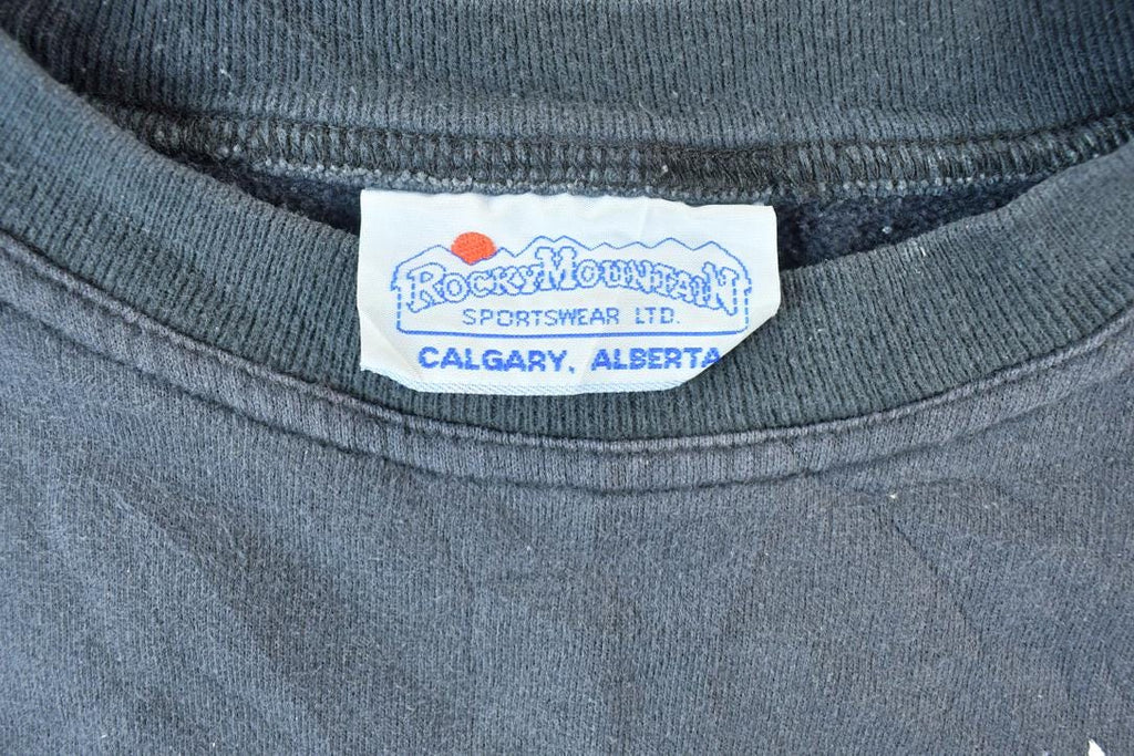 Vintage 1990s Longrider Rocky mountain Calgary Alberta Crewneck Sweatshirt