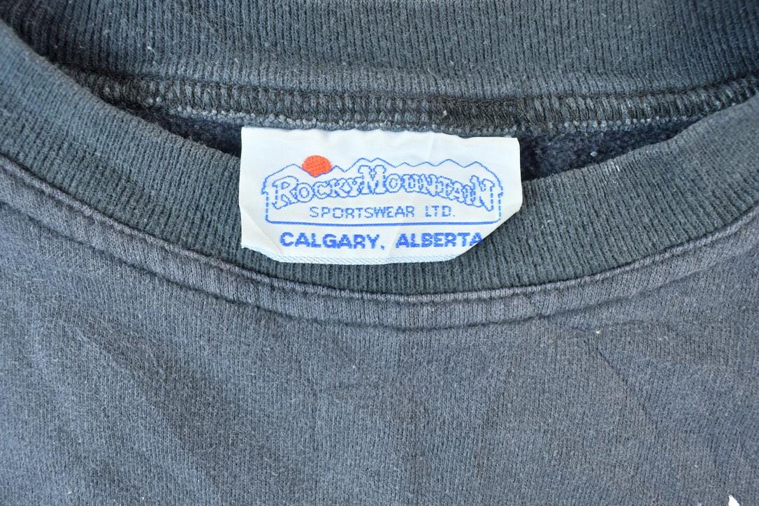 Vintage 1990s Longrider Rocky mountain Calgary Alberta Crewneck Sweatshirt