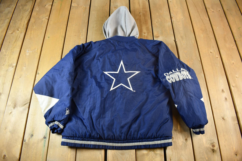 Vintage 1990s Dallas Cowboys NFL Pro Mighty Mac Jacket