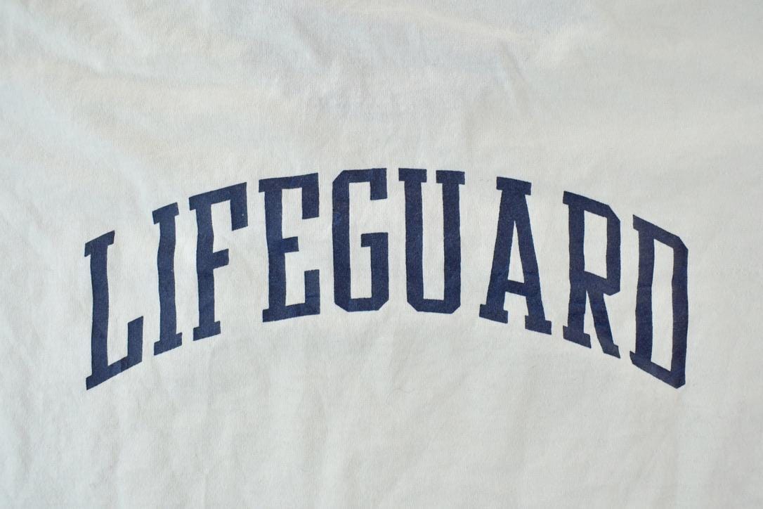 Vintage 1990s Lifeguard Souvenir T-Shirt