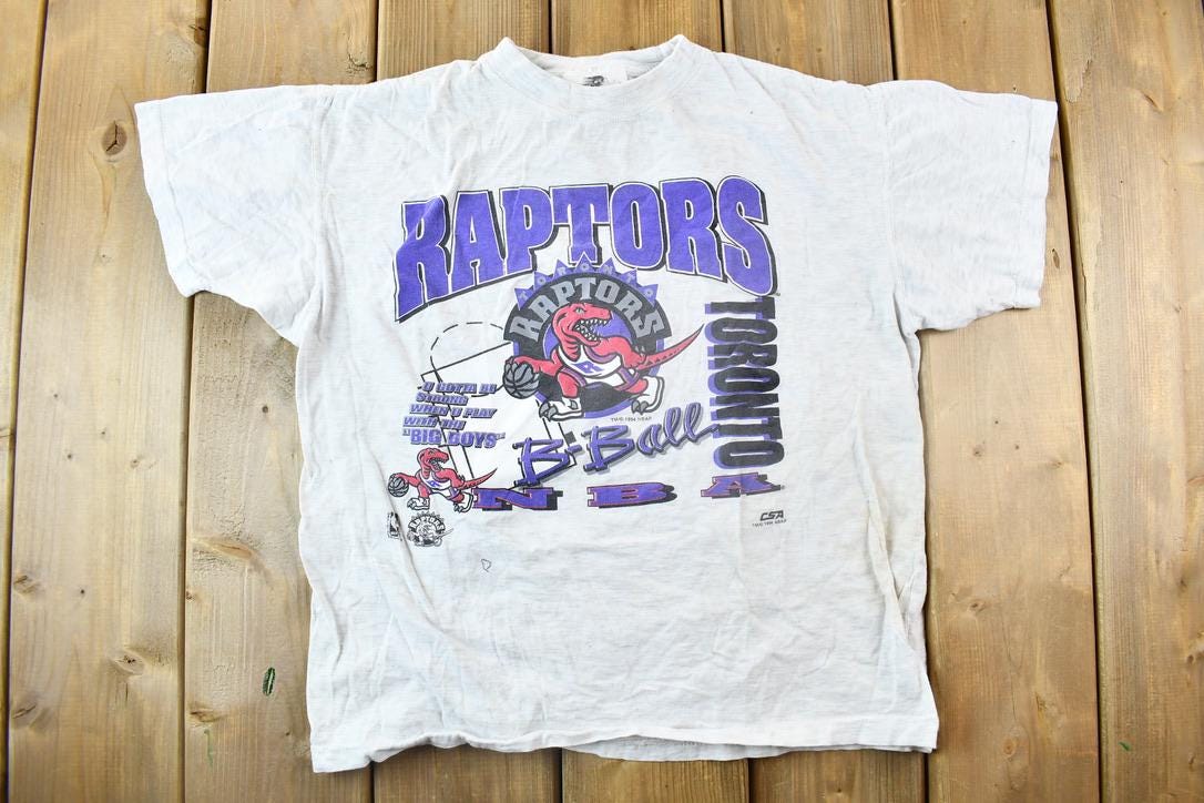 Vintage 1994 Toronto Raptors NBA Graphic T-Shirt