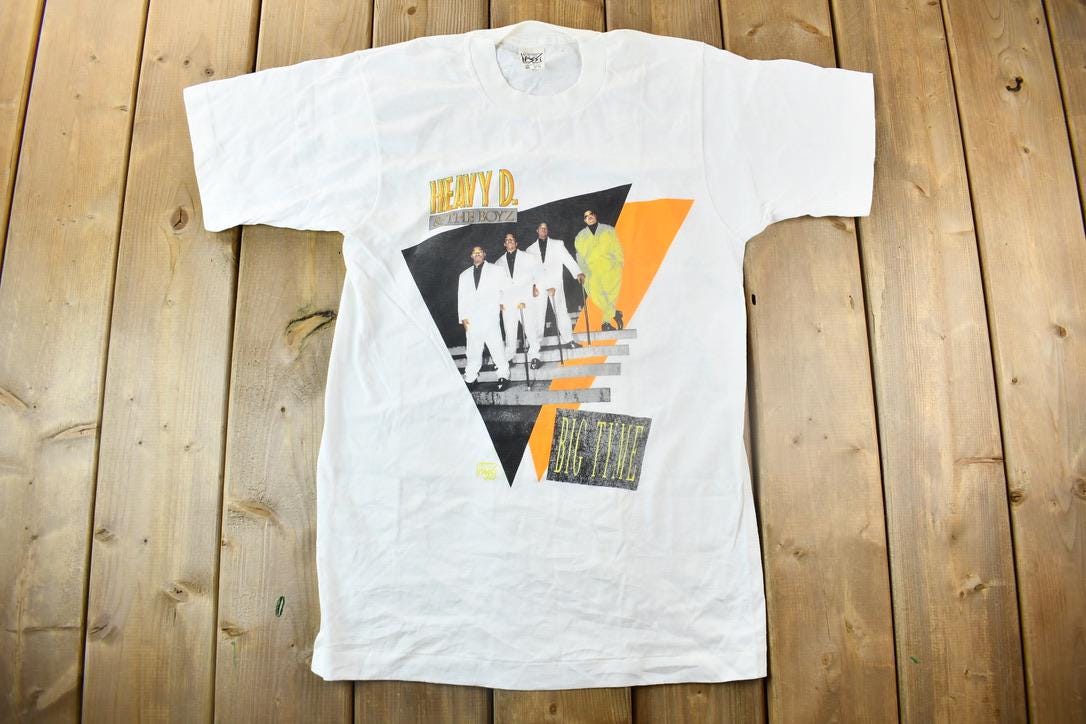 Vintage 1990s Heavy D. & The Boyz Big Time Graphic T Shirt