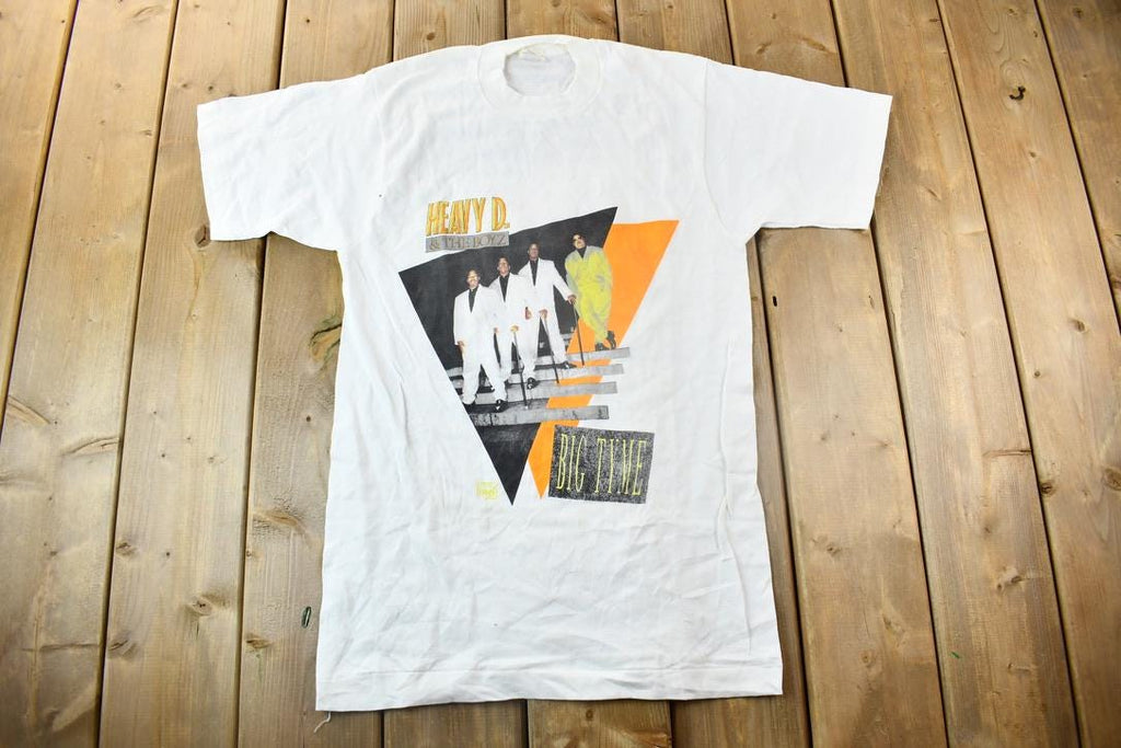 Vintage 1990s Heavy D. & The Boyz Big Time Graphic T Shirt