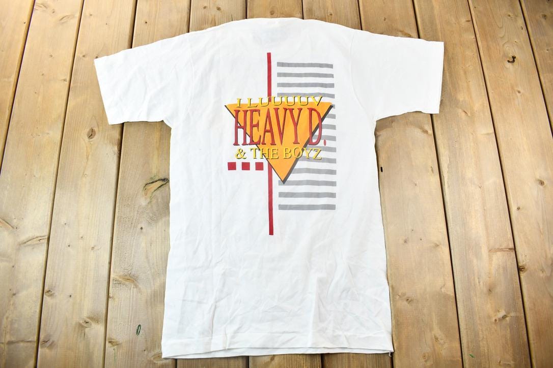 Vintage 1990s Heavy D. & The Boyz Big Time Graphic T Shirt