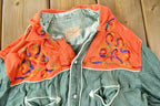 Vintage 1950s Las Vegas By Cowboy Joe Embroidered Western Shirt
