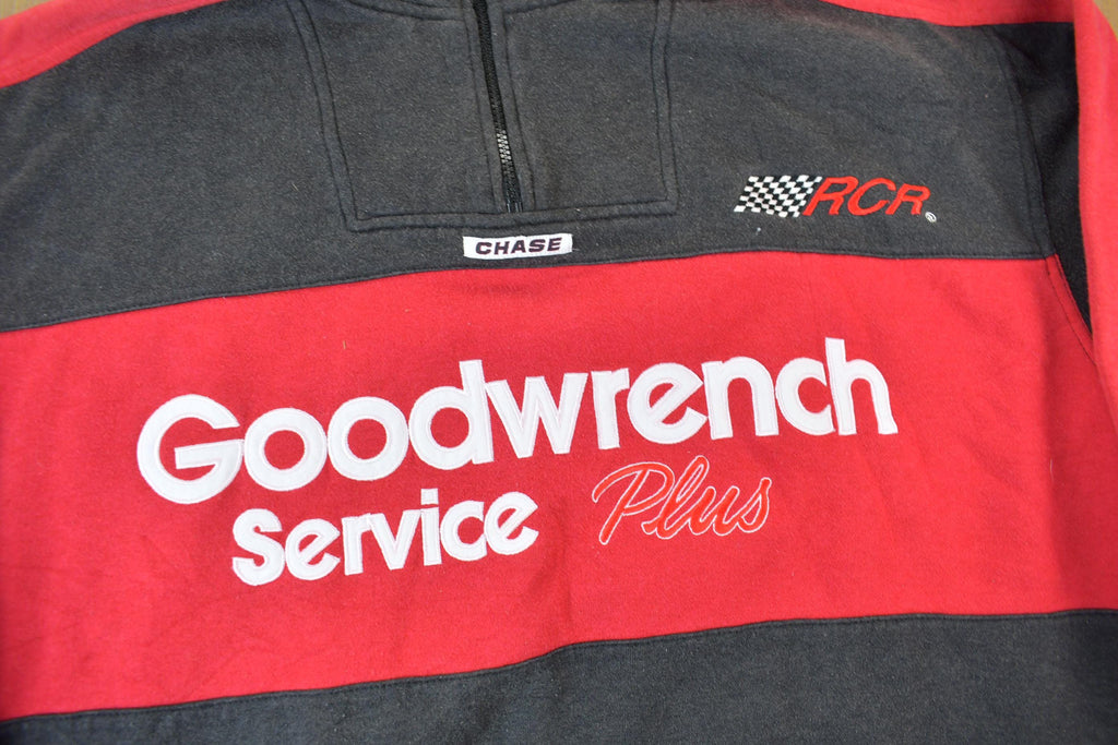 Vintage 1990s Dale Earnhardt Embroidered Quarter Zip Hoodie