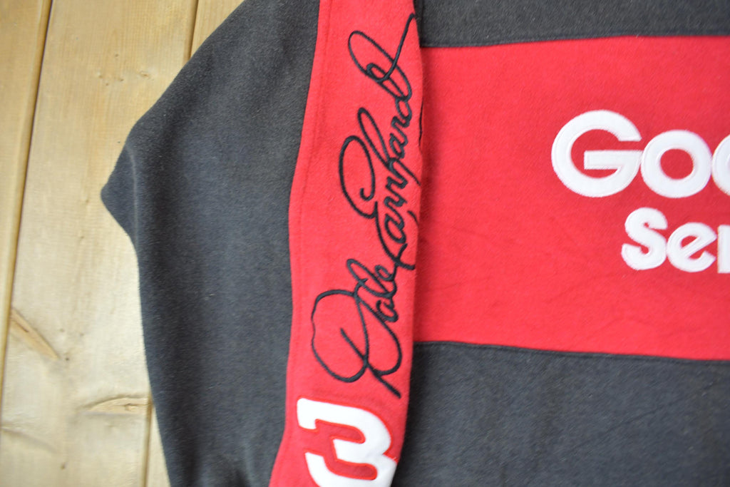 Vintage 1990s Dale Earnhardt Embroidered Quarter Zip Hoodie