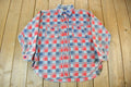 Vintage 1960s Champion Button Up Plaid Flannel Trucker Shirt