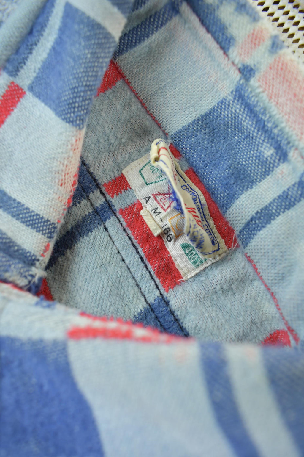 Vintage 1960s Champion Button Up Plaid Flannel Trucker Shirt