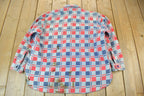 Vintage 1960s Champion Button Up Plaid Flannel Trucker Shirt