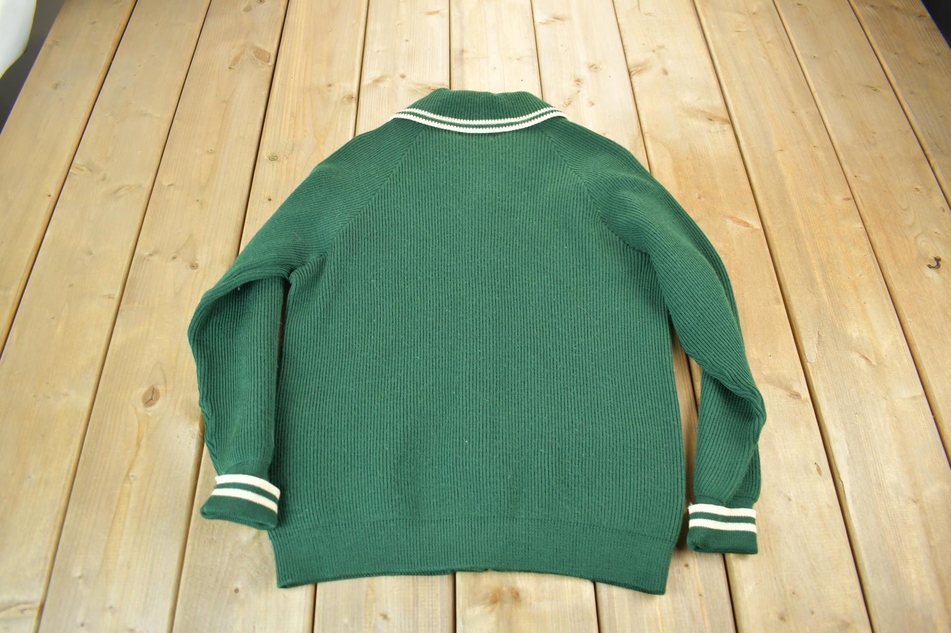 Vintage 1960s Clover Knitting Mills Knit Cardigan Sweater