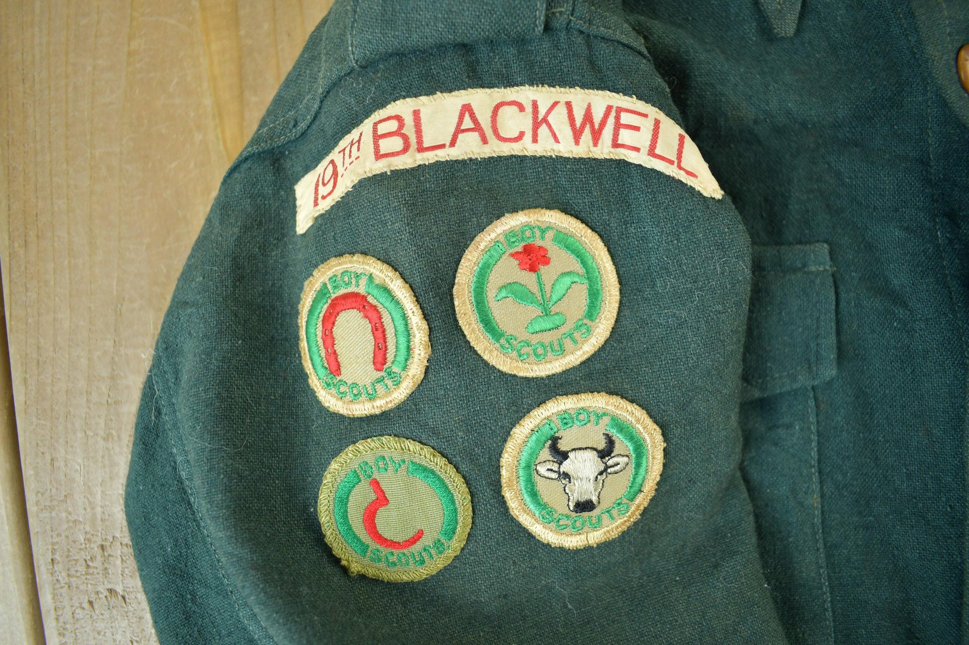 Vintage 1960s Boy Scouts Canada Button Up Shirt